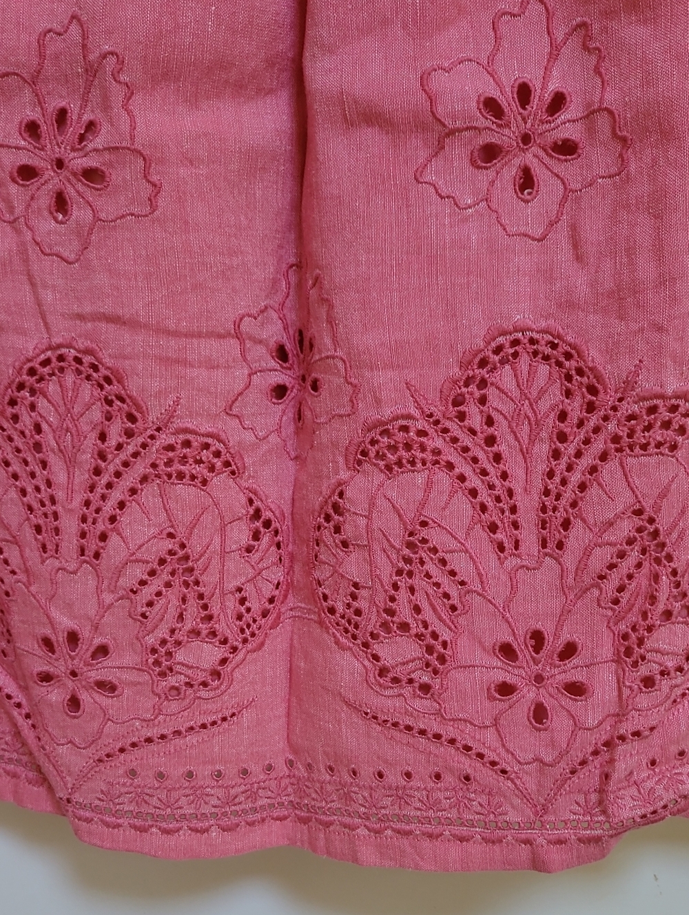 TOMMY BAHAMA St. Lucia Linen-blend Split-neck Dress in Coral Coast - Picture 6 of 15